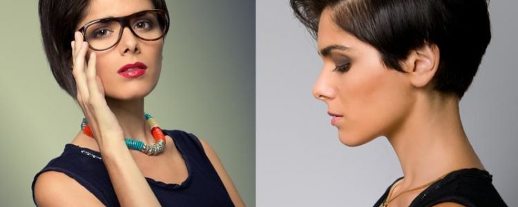Cute Short Hairstyles For Oval Faces With Glasses