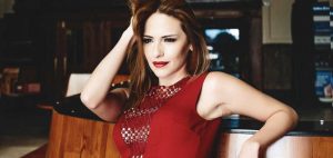 red dress